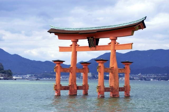 広島観光の定番コースやおすすめスポット記載の観光マップ